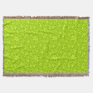 Abstrakte Blumenmuster-Rose Decke