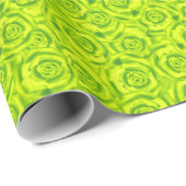 Abstrakte Blumenmuster-Rose Geschenkpapier (Rolleneckpunkt)