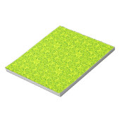 Abstrakte Blumenmuster-Rose Notizblock (Rotiert)