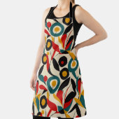 Abstrakte Blumenmuster Schürze (InSitu)