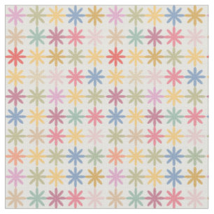Abstrakte Blumenmuster Stoff