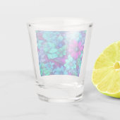 Abstrakte Blumennummer 62 Schnapsglas (Rückseite)