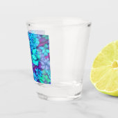 Abstrakte Blumennummer 62 Schnapsglas (Rechts)