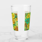 Abstrakte Blumennummer 67 Glas (Links)
