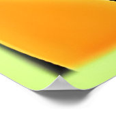 Abstrakte Blumenpracht Poster (Ecke)