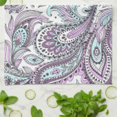 Abstrakte Blumenpsychedelie| Küchentücher (Gefaltet)