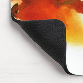Abstrakte Blumenwatercolormalereien 2 Mousepad (Ecke)