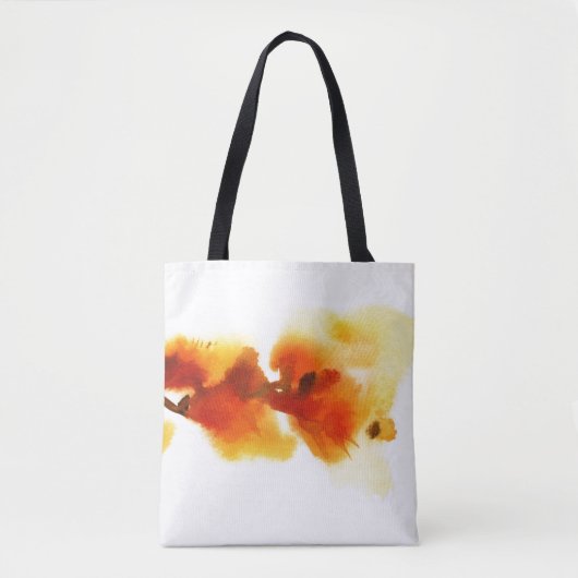 Abstrakte Blumenwatercolormalereien 2 Tasche (Vorderseite)