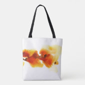Abstrakte Blumenwatercolormalereien 2 Tasche (Rückseite)