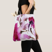 Abstrakte Blumenwatercolormalereien 4 Tasche (Von Nahem)