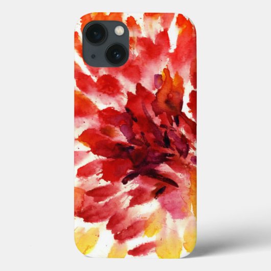 Abstrakte Blumenwatercolormalereien 5 Case-Mate iPhone Hülle (Rückseite)