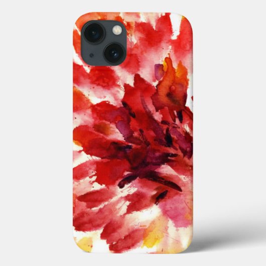 Abstrakte Blumenwatercolormalereien 5 Case-Mate iPhone Hülle (Rückseite)