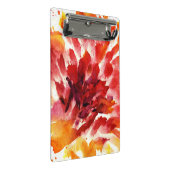 Abstrakte Blumenwatercolormalereien 5 Mini Klemmbrett (Schrägansicht)