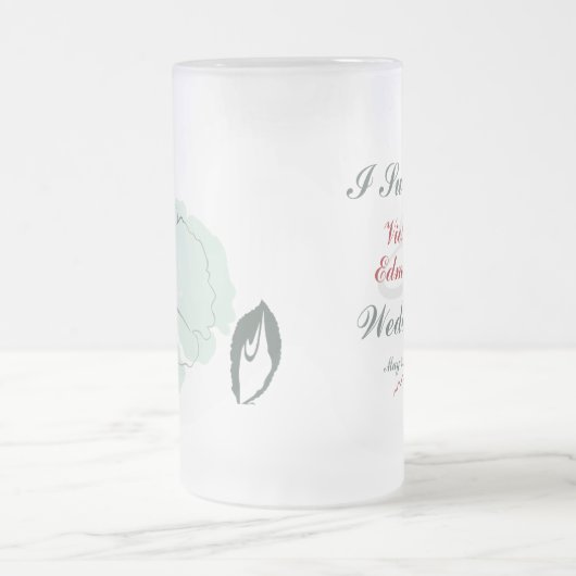 Abstrakte Blumenzeitssouvenir Mattglas Bierglas (Mittel)