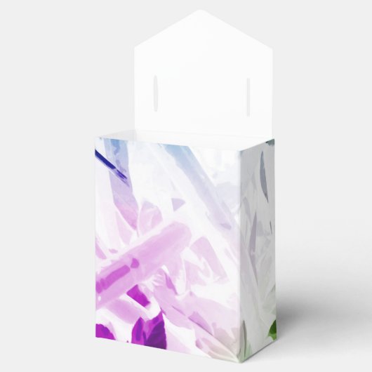 Abstrakte Blumenzelt-Farm-Box Geschenkschachtel (Geöffnet)