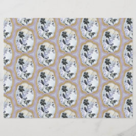 Abstrakte blumige Medallion