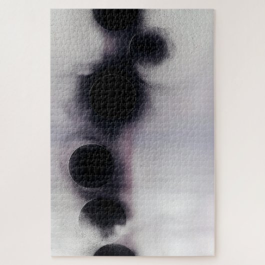 Abstrakte Blush-Orbit-Kunst Puzzle (Vertikal)