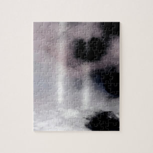 Abstrakte Blush-Orbit-Kunst Puzzle