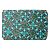 Abstrakte Blüte Badematte (Vorderseite)