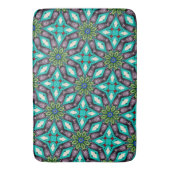 Abstrakte Blüte Badematte (Vorderseite Vertikal)