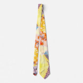 Abstrakte Blüte Krawatte (Rückseite)