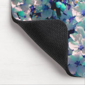 Abstrakte Blüten Blume Kunst Mousepad (Ecke)