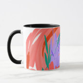 Abstrakte Blüten: Ein Farbspritzer Tasse (Links)