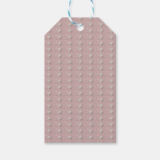 Abstrakte Blüten Geschenkanhänger (Vorderseite)