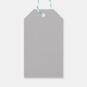Abstrakte Blüten Geschenkanhänger (Rückseite)