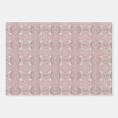 Abstrakte Blüten Geschenkpapier Set (Vorderseite 2)