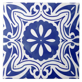 Abstrakte Blütenblume Fliese