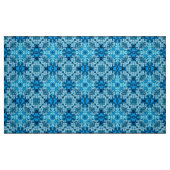 Abstrakte Blütenfarbe Blau Stoff (Fat Quarter (45,7 x 55,9 cm))