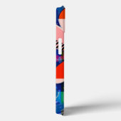 Abstrakte Blütenfarbe Gemustert Case-Mate iPhone Hülle (Rückseite / Rechts)