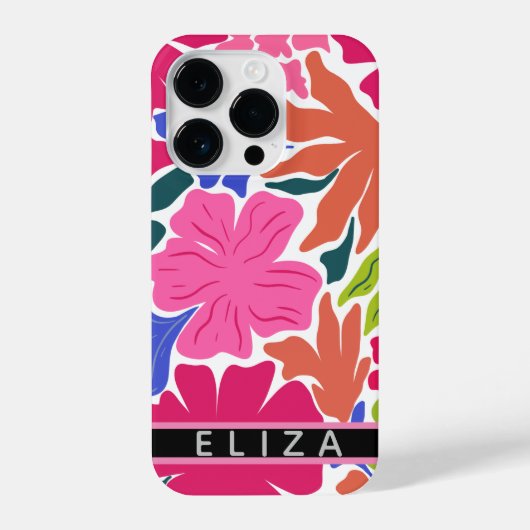 Abstrakte Blütenfarbe Handy Fall iPhone Hülle (Rückseite)