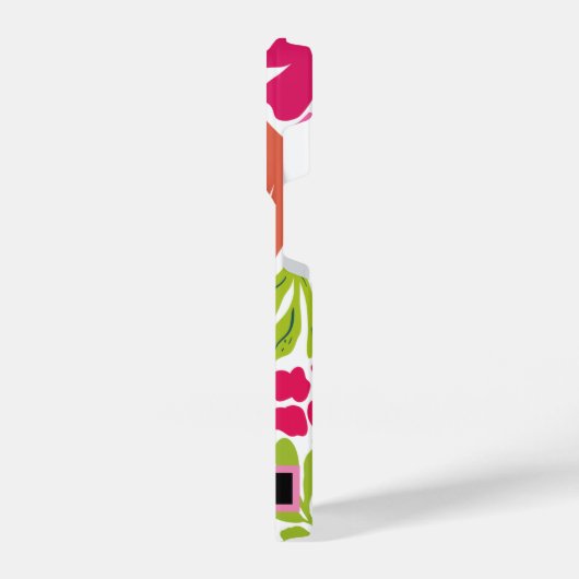 Abstrakte Blütenfarbe Handy Fall iPhone Hülle (Linke Seite)