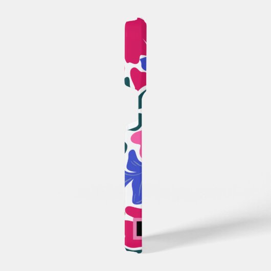 Abstrakte Blütenfarbe Handy Fall iPhone Hülle (Rechte Seite)