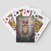 Abstrakte Blütenschale Spielkarten (Rückseite)