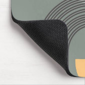 Abstrakte Bohemische Formen Mousepad (Ecke)