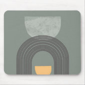 Abstrakte Bohemische Formen Mousepad (Vorne)