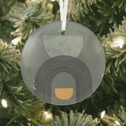 Abstrakte Bohemische Formen Ornament Aus Glas (InSitu)