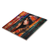Abstrakte Bohemische Kunst mit ätherischen Texture Fliese (Seite)