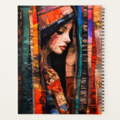 Abstrakte Bohemische Kunst mit ätherischen Texture Planer (Rückseite)