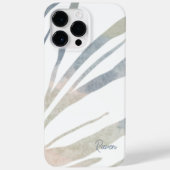 Abstrakte Boho-Blätter mit Namen Case-Mate iPhone Hülle (Rückseite)