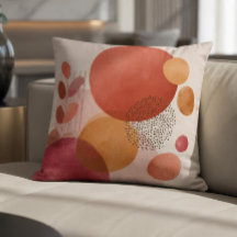 Abstrakte Boho Circles /Warme Terracotta