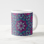 ABSTRAKTE BOHO FESTIVE MANDALA PATTERN TASSE (Vorderseite Rechts)