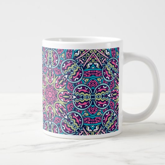ABSTRAKTE BOHO FESTIVE MANDALA TASSE (Rechts)