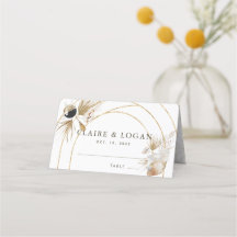 Abstrakte Boho Gold Arches Hochzeit