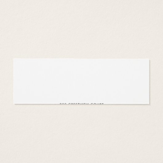 Abstrakte Boho Jewelier Earring Display Card (Rückseite)