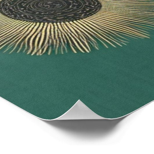 Abstrakte Boho Minimalistisch Geometrie Poster (Ecke)