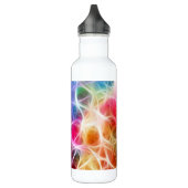 Abstrakte Bokeh-Beleuchtung Edelstahlflasche (Links)